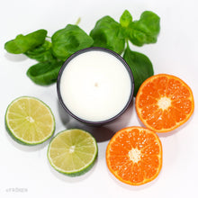 Load image into Gallery viewer, lime basil mandarin 210g Soy Wax Candle FRONEN 
